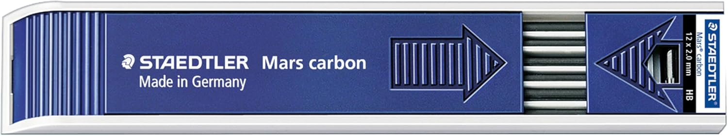 Thumbnail 1 de STAEDTLER 200-HB Mars Carbon 2mm Replacement Leads (HB) – 12-pack