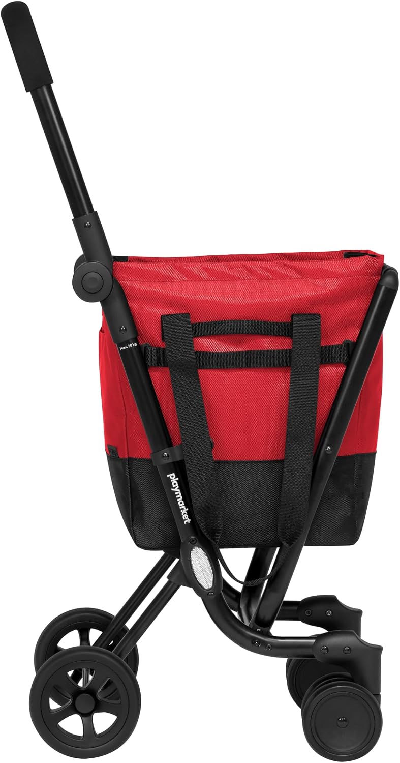 Thumbnail 2 de Playmarket Easy Go – składany wózek zakupowy 40 l, aluminium i poliester