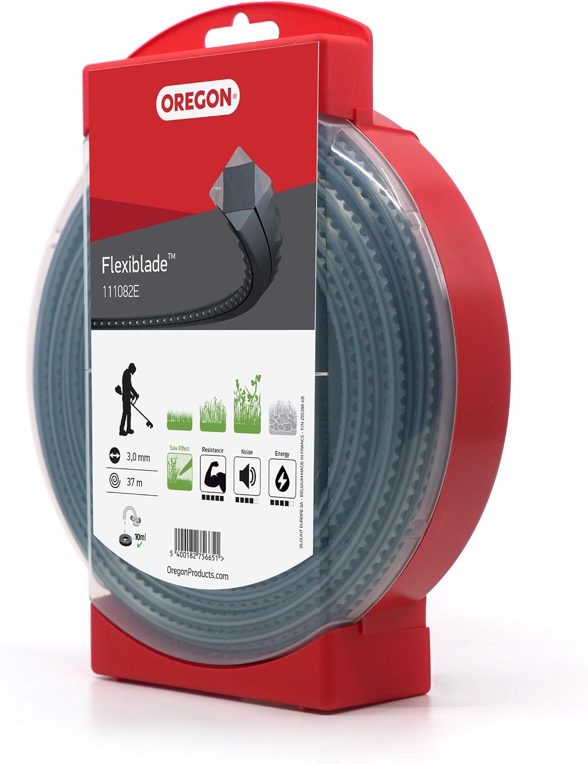 Detalle de Oregon Flexiblade 111082E serrated trimmer line 3mm