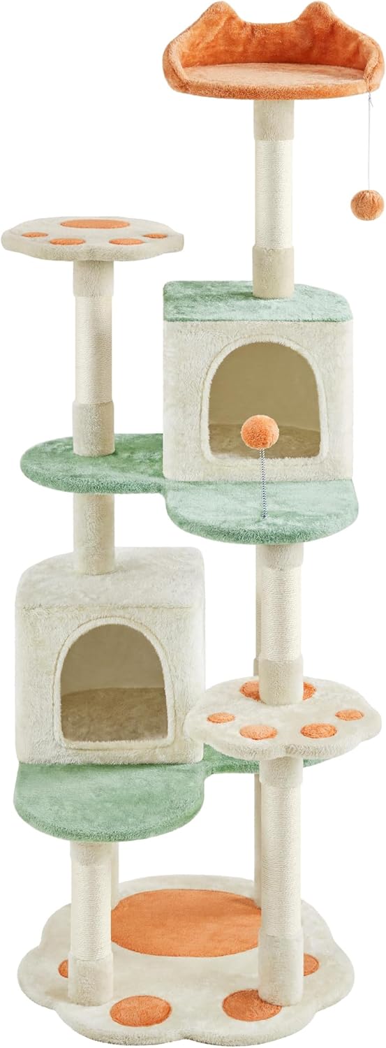 Detalle de Yaheetech Cat Tree 165cm cat climbing tower