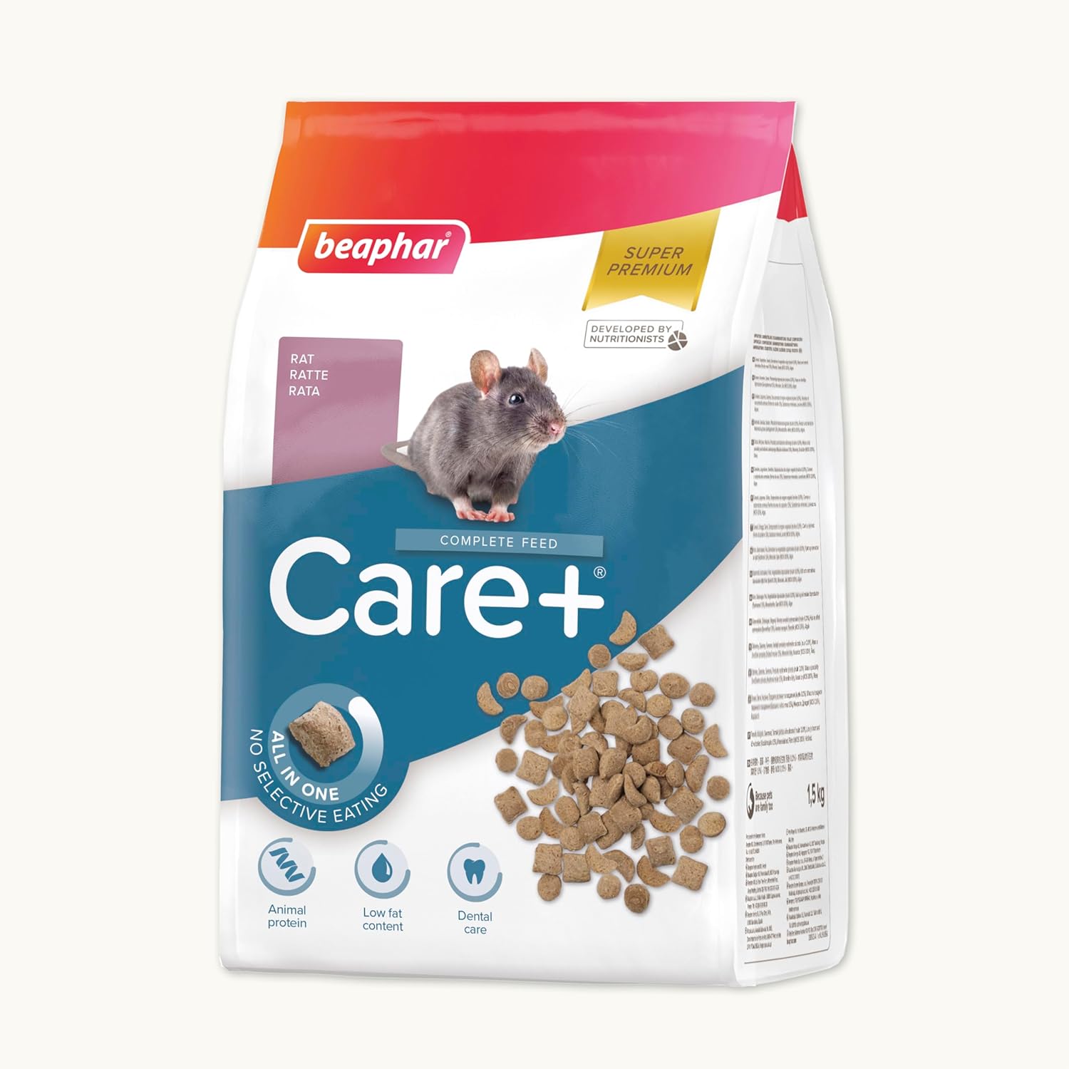 Thumbnail 6 de Beaphar Care+ Meerschweinchen, 5kg – Futter für gesunde Zähne und Vitamin-C-Unterstützung