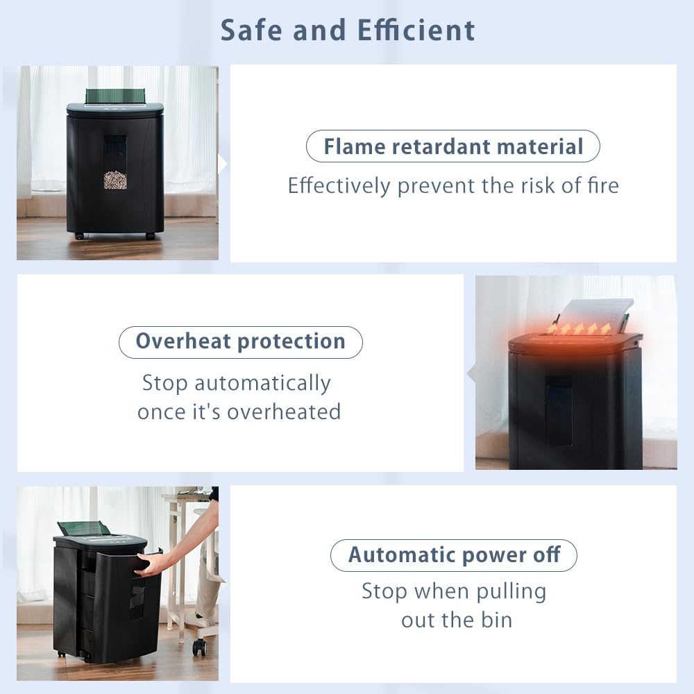 Thumbnail 5 de Trisruvian Distruggi Documenti Professionale Automatico:Distruzione sicura ed efficiente per uffici e casa