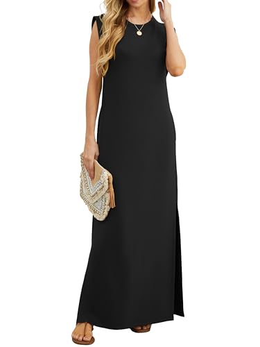 Thumbnail 6 de GRECERELLE Women's Summer Maxi Dress with Pockets – Black, Size S