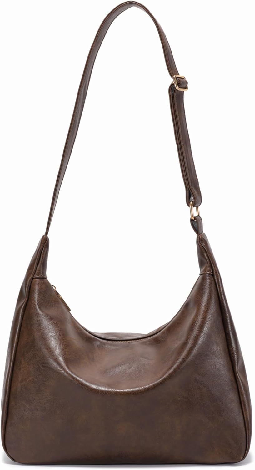 Detalle de JOLLQUE Crossbody Bags for Women: Soft Foldable Vegan Leather Shoulder Handbag
