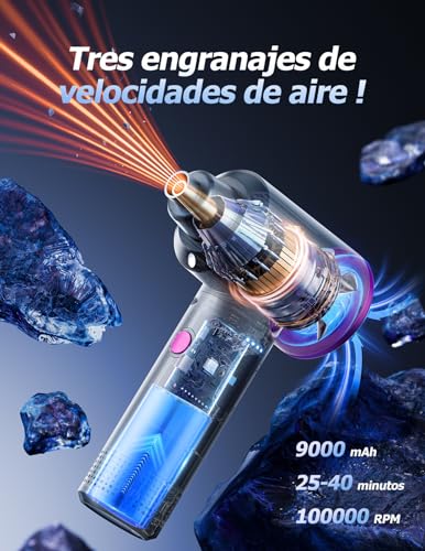 Detalle de Aidisy soplador de polvo eléctrico 100000 RPM