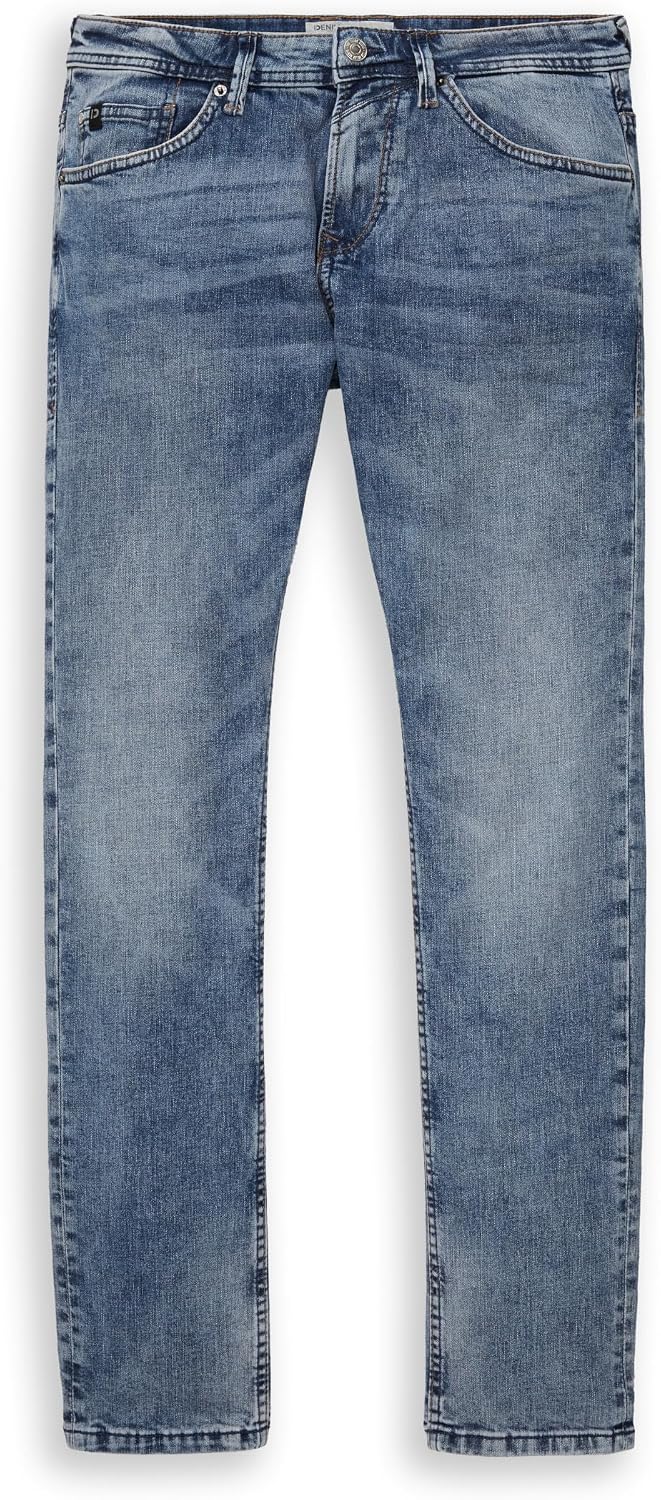 Thumbnail 3 de TOM TAILOR Denim 1008446 Piers Slim Jeans, 32W/32L Light Stone Wash