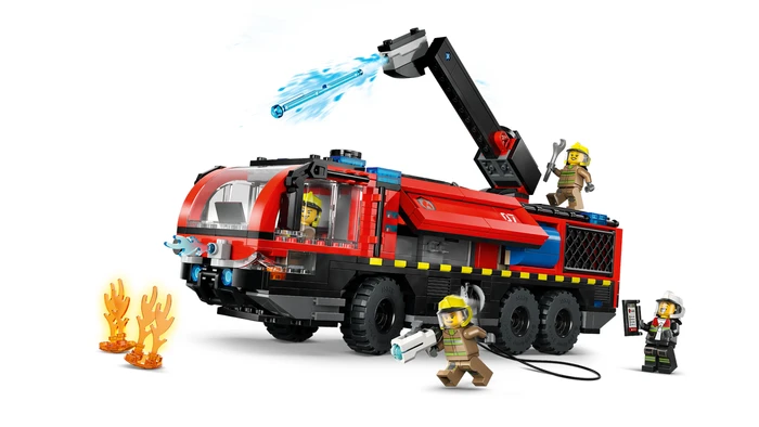 Detalle 2 de LEGO City Flughafenlöschfahrzeug 60499, 691 Teile