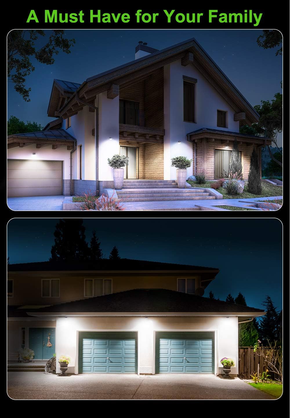 Thumbnail 4 de CLAONER Solar Powered Lights 270° motion sensor