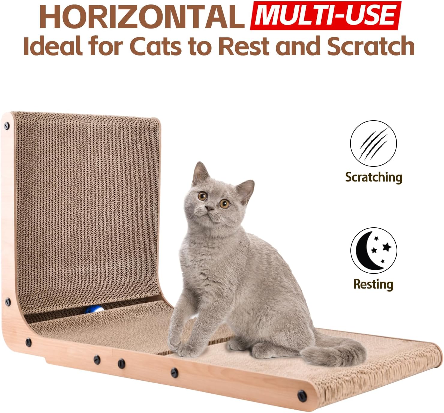 Thumbnail 2 de AUSCAT Cardboard Cat Scratcher