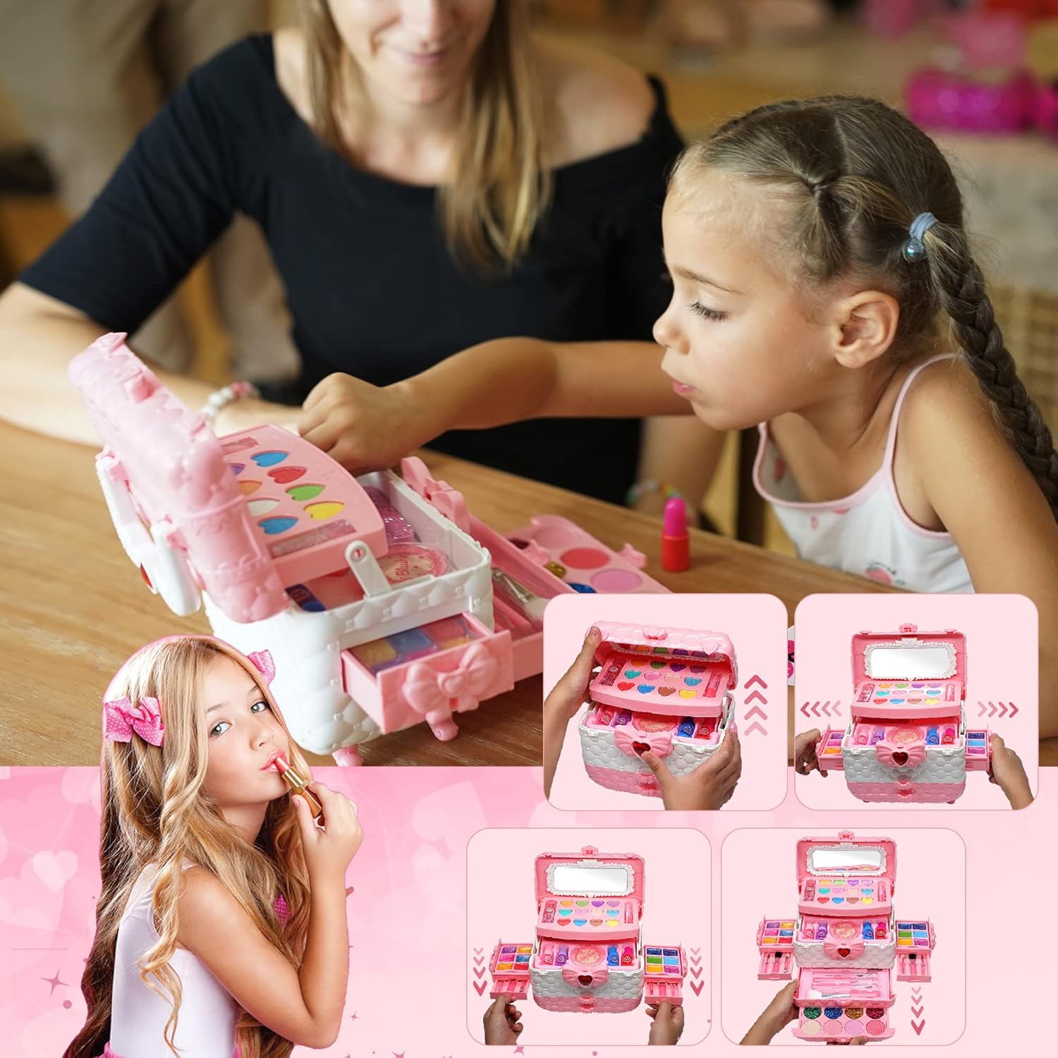 Thumbnail 3 de HERAPFANN Kids Makeup Sets for Girls 57pcs