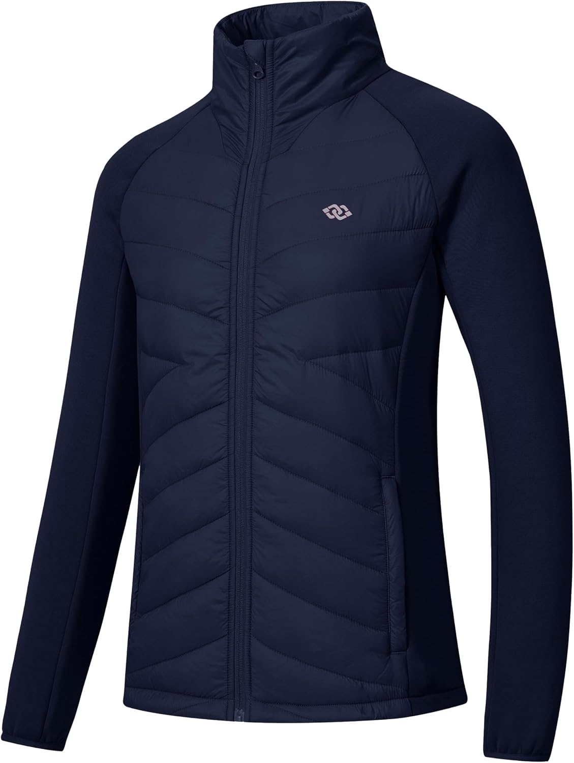 Detalle de MoFiz Women's Insulated Hybrid Hiking Jacket, Full-Zip and Fleece-Lined