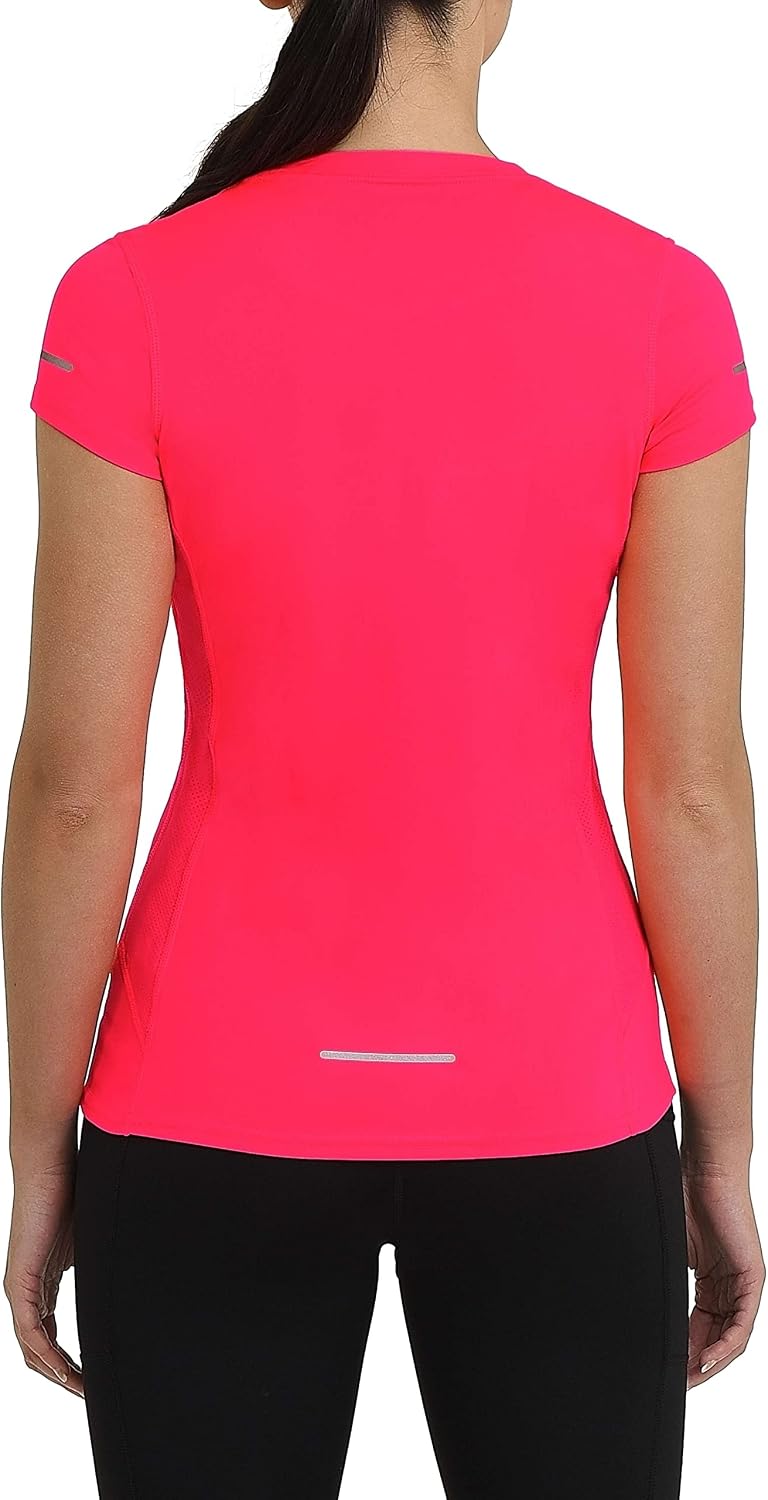 Detalle de TCA Women's Atomic Short Sleeve QuickDry Gym Top: practical support for workouts