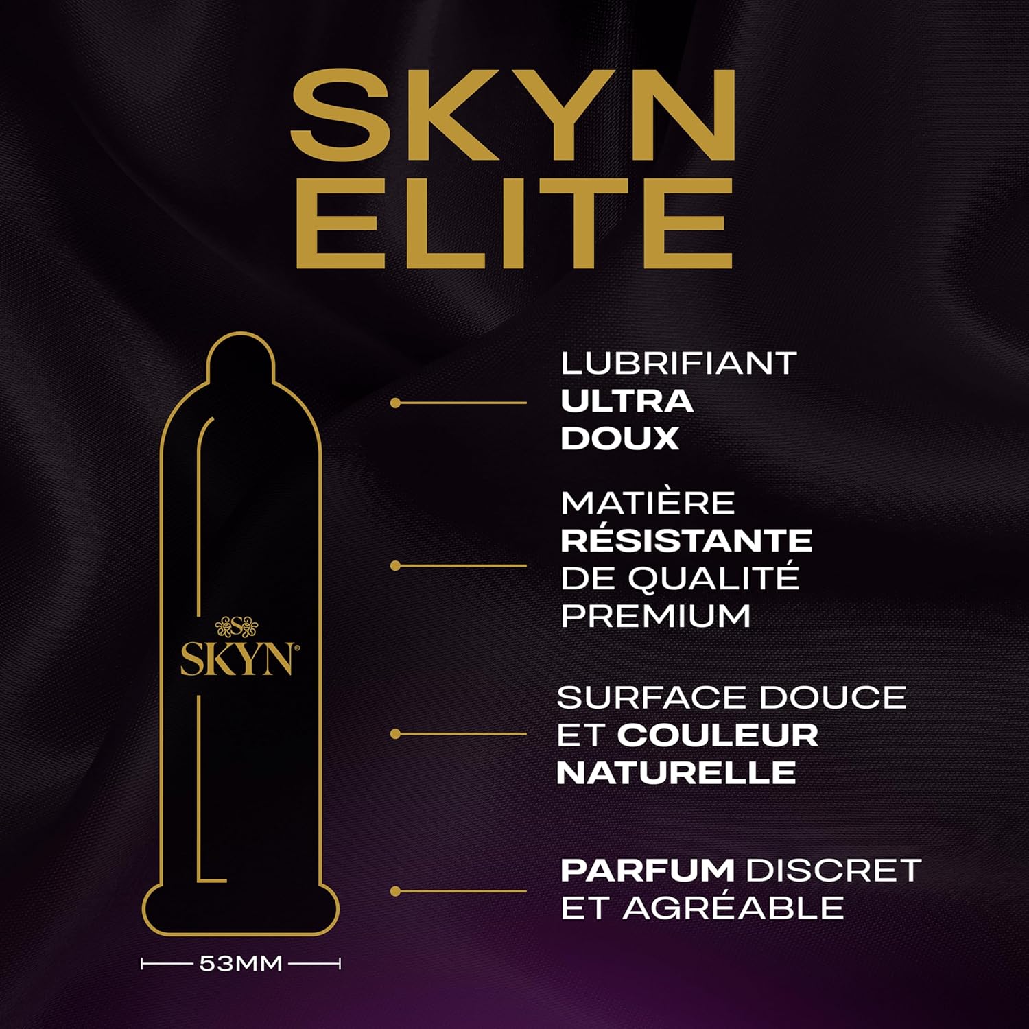 Thumbnail 3 de Skyn Elite préservatifs sans latex 53 mm