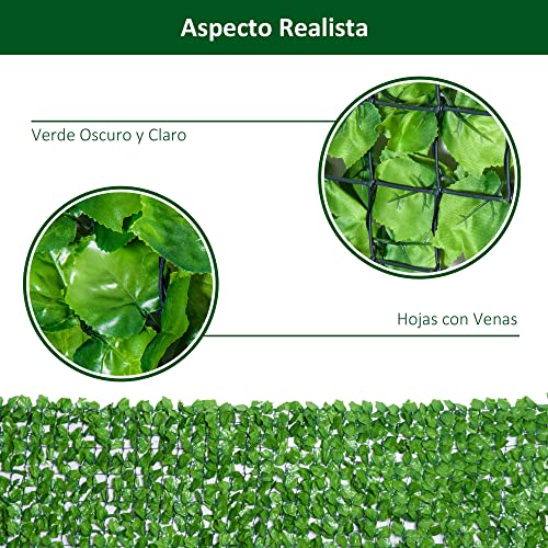 Detalle 1 de Outsunny Seto Artificial 3x1 m 🎍
