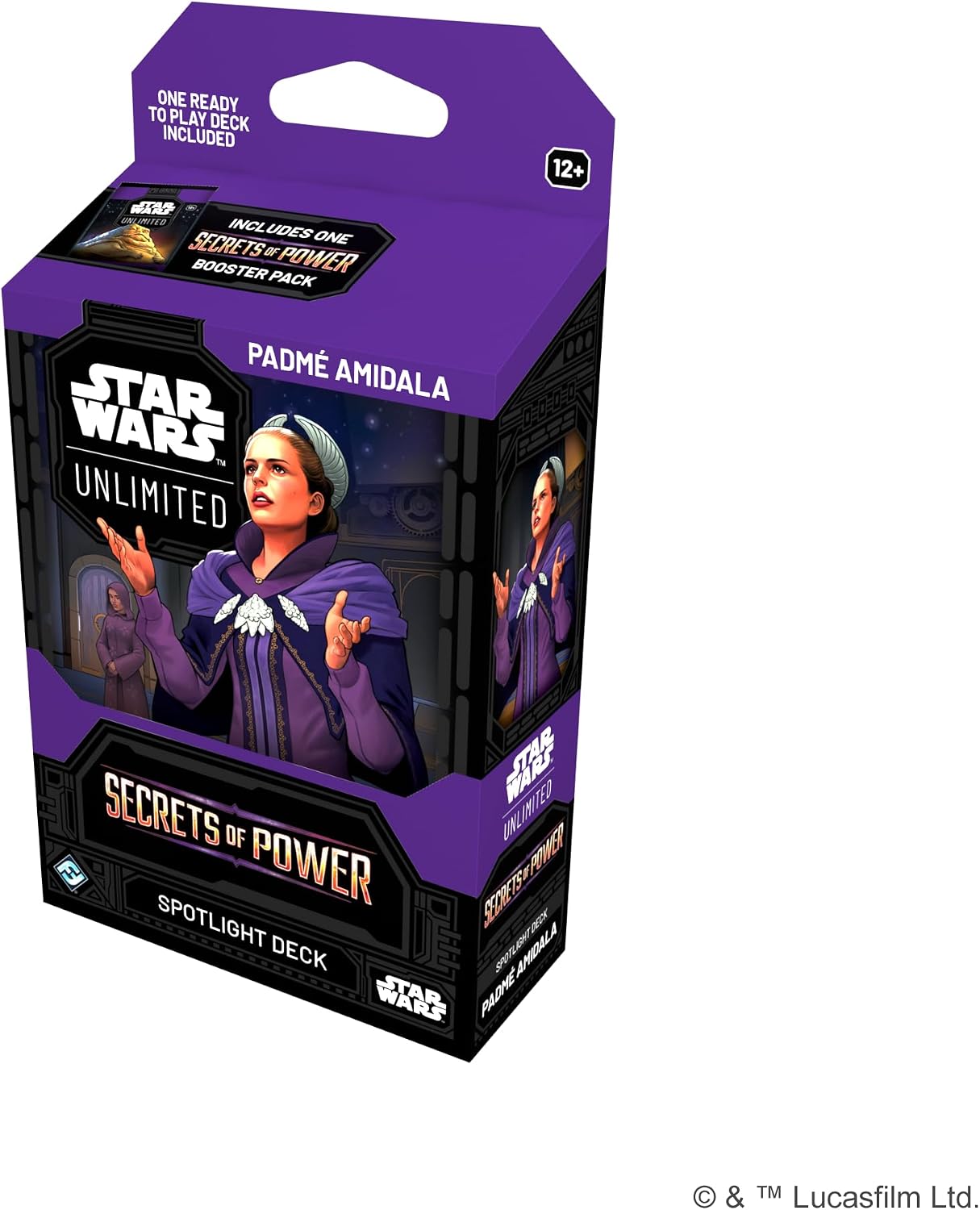 Thumbnail 1 de Asmodee - FFG - Star Wars: Unlimited Secrets of Power — Deck Padmé Amidala (50 cartes) et booster