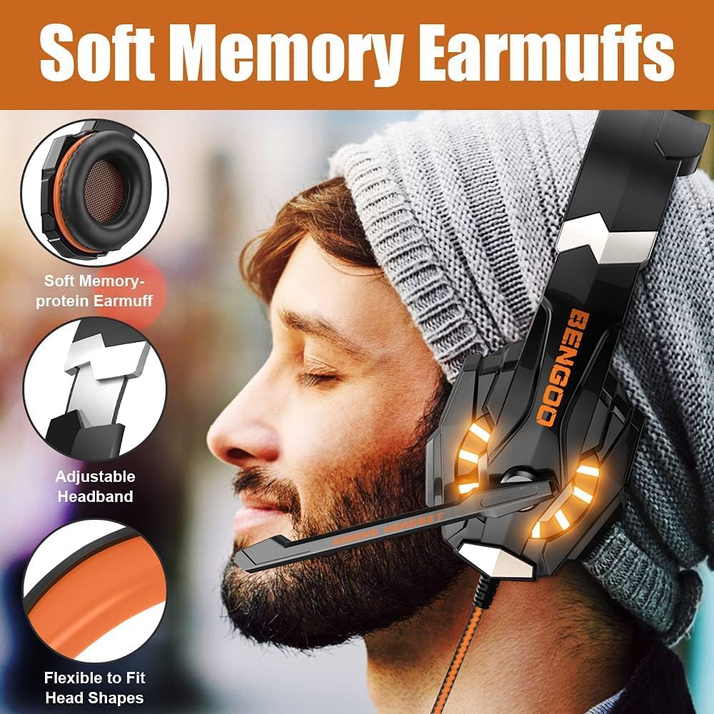 Detalle de BENGOO G9000 Gaming Headset 40mm