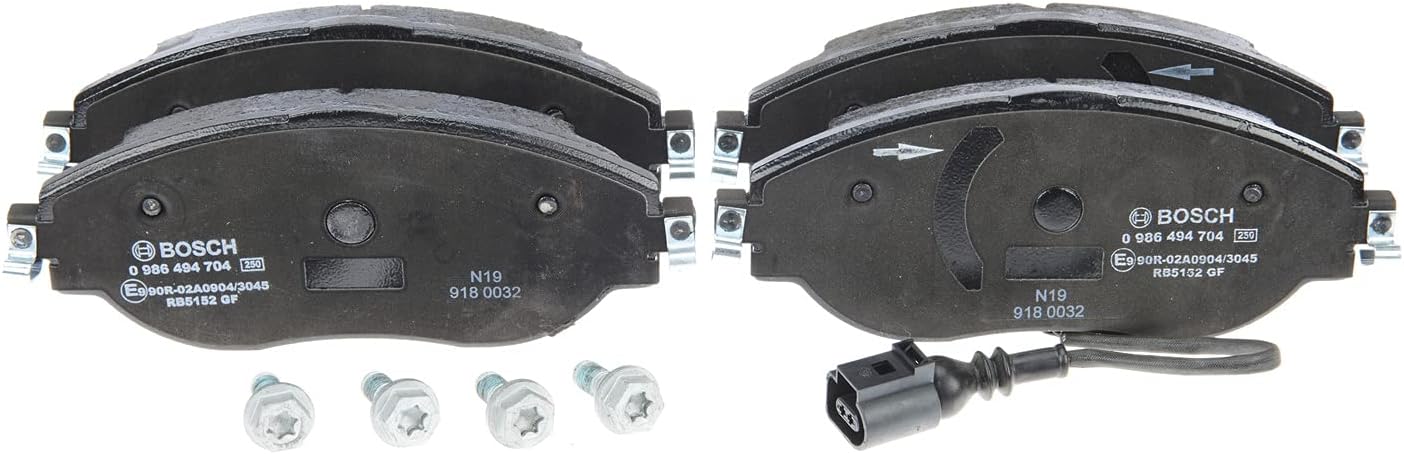 Thumbnail 1 de Bosch BP1699 : jeu de 4 plaquettes de frein avant sans cuivre, certifiées ECE-R90