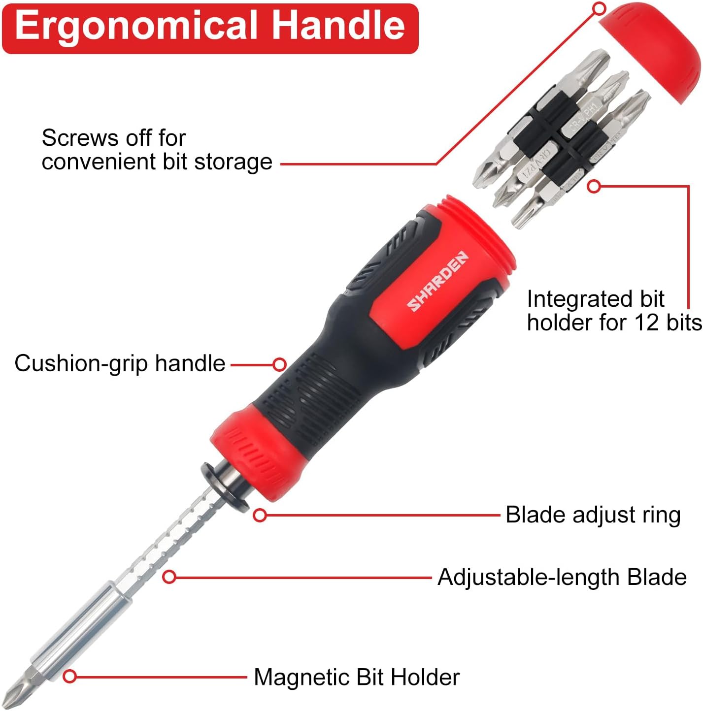 Thumbnail 1 de SHARDEN 13-in-1 Multi Screwdriver — Compact, Versatile All-in-One Tool