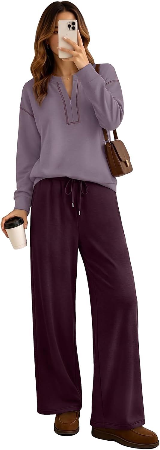 Detalle de Sipaya Women's Lounge Set, Half-Zip