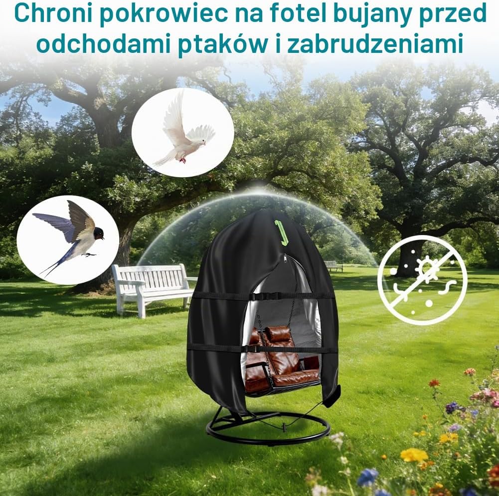 Detalle 2 de ANOMM Pokrowiec na krzesło jajko 230 x 200 cm