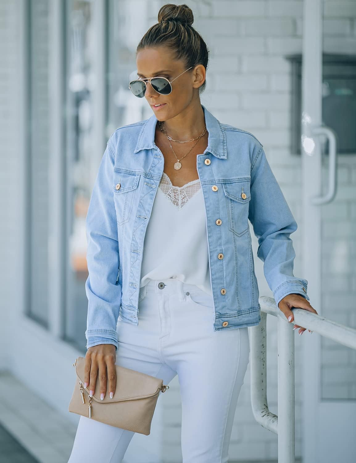 Thumbnail 2 de luvamia Denim Jean Jacket Fitted