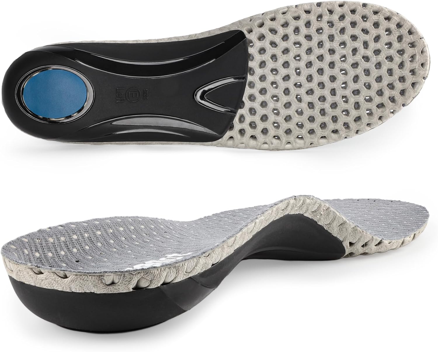 Thumbnail 6 de riemot arch support shoe inserts with U-heel design for plantar fasciitis and flat feet (UK 3–13)