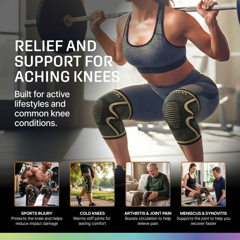 Thumbnail 4 de Modvel Compression Knee Brace for Women & Men — 2 Pack for Knee Support and Pain Relief