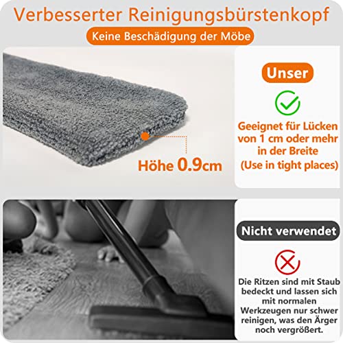 Thumbnail 5 de Staubwedel Teleskop Waschbar von HELI MIAO – ausziehbare Mikrofaser Edelstahlbürste bis 245 cm
