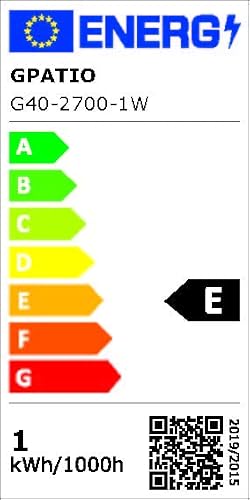 Thumbnail 7 de GPATIO Guirlande Guinguette Extérieur G40 – 18 m, 30+1 LED IP45, Blanc Chaud