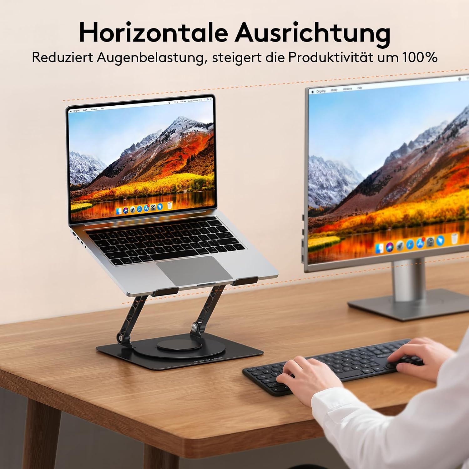 Thumbnail 6 de TECKNET 360° Laptop Ständer Höheneinstellbar