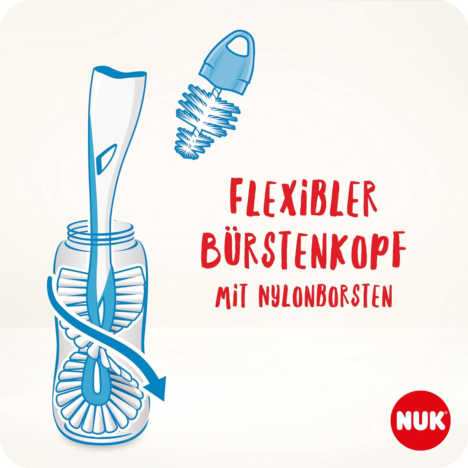 Thumbnail 2 de NUK 2 in 1 Flaschenbürste