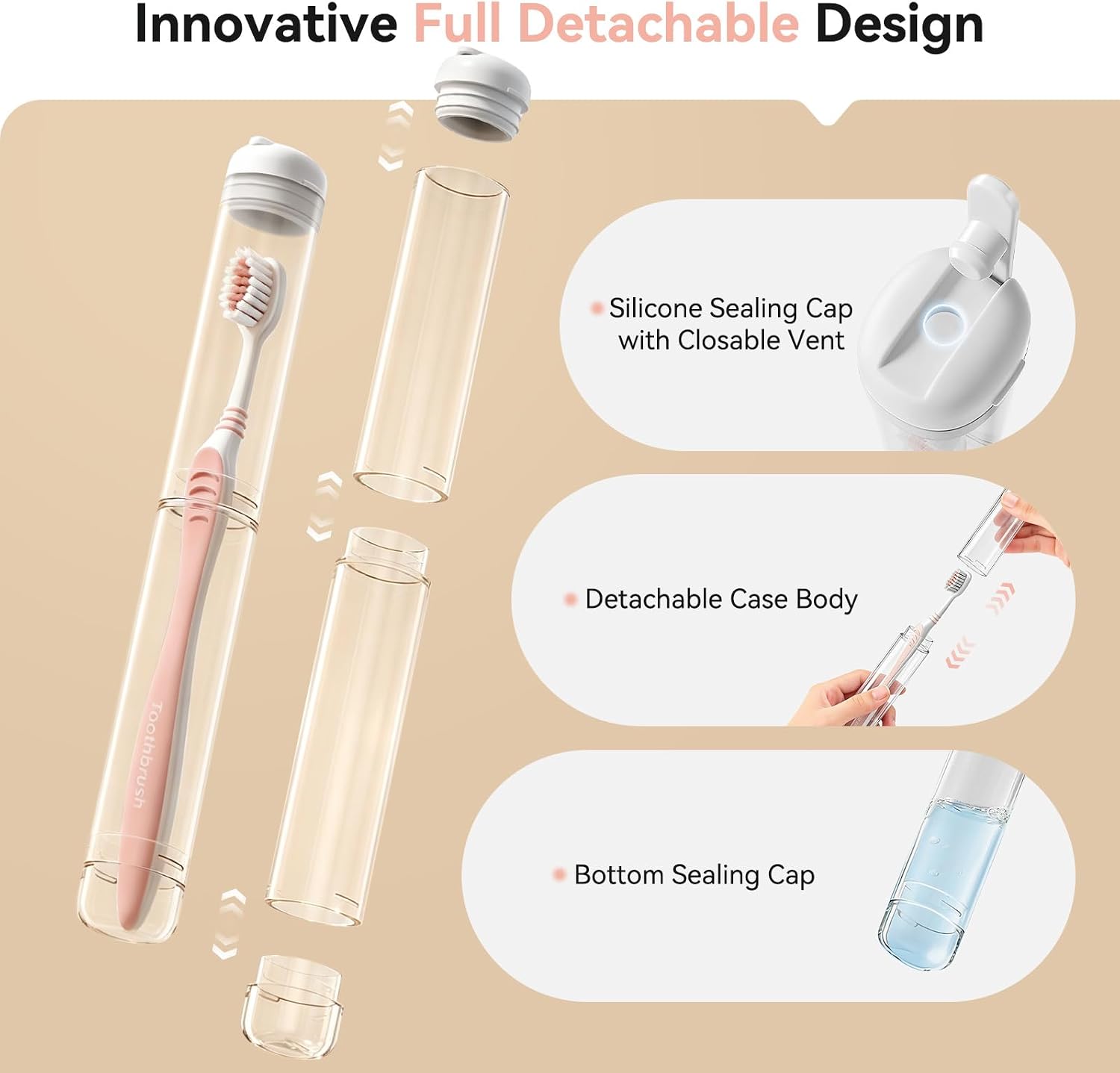 Detalle 2 de MOPMS Toothbrush Travel Case
