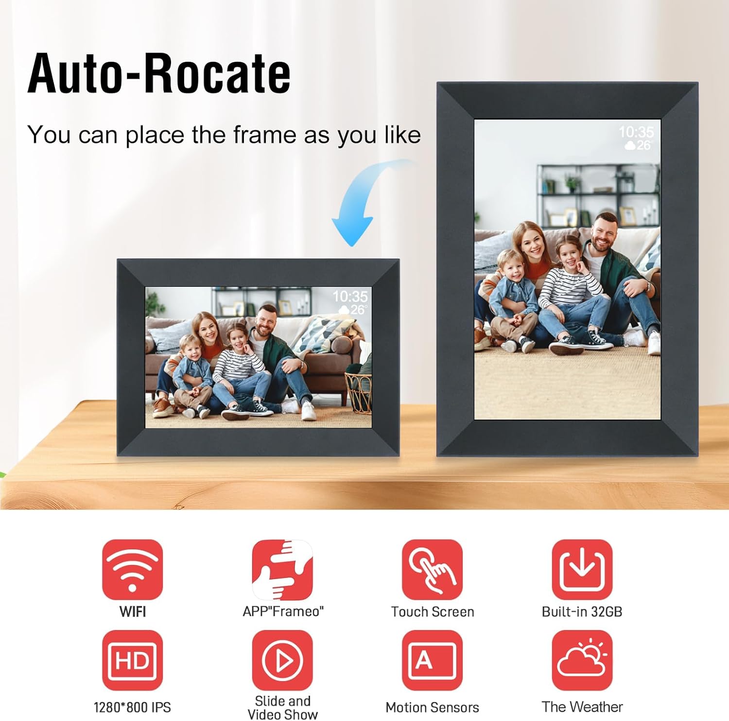 Thumbnail 3 de TSITSC Digital Photo Frame 10.1-inch