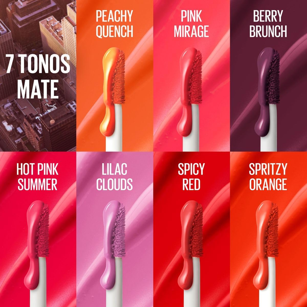 Detalle 1 de Maybelline New York Sunkisser Matte Blush 34 Peachy Quench, płynny róż 4,7 ml