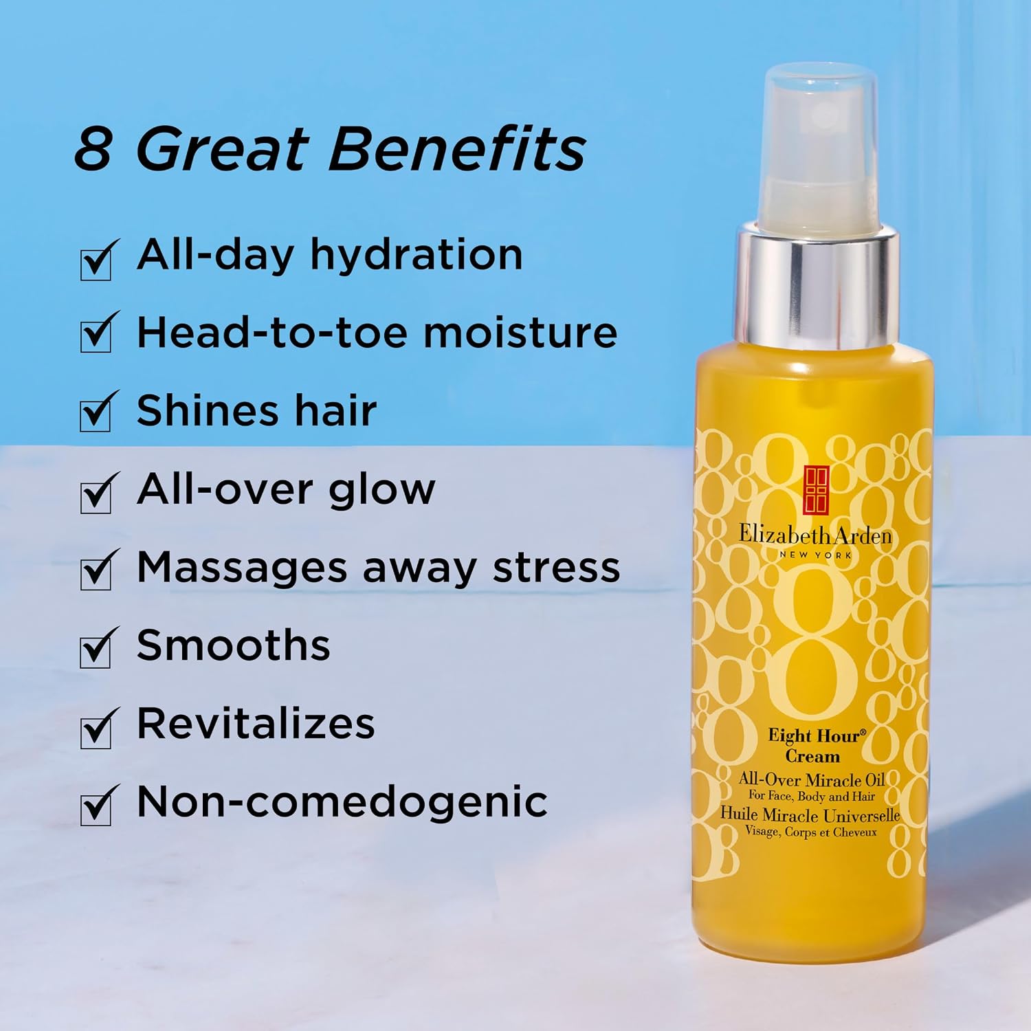 Detalle 2 de Elizabeth Arden Eight Hour Cream All-Over Miracle Oil Spray, 100ml