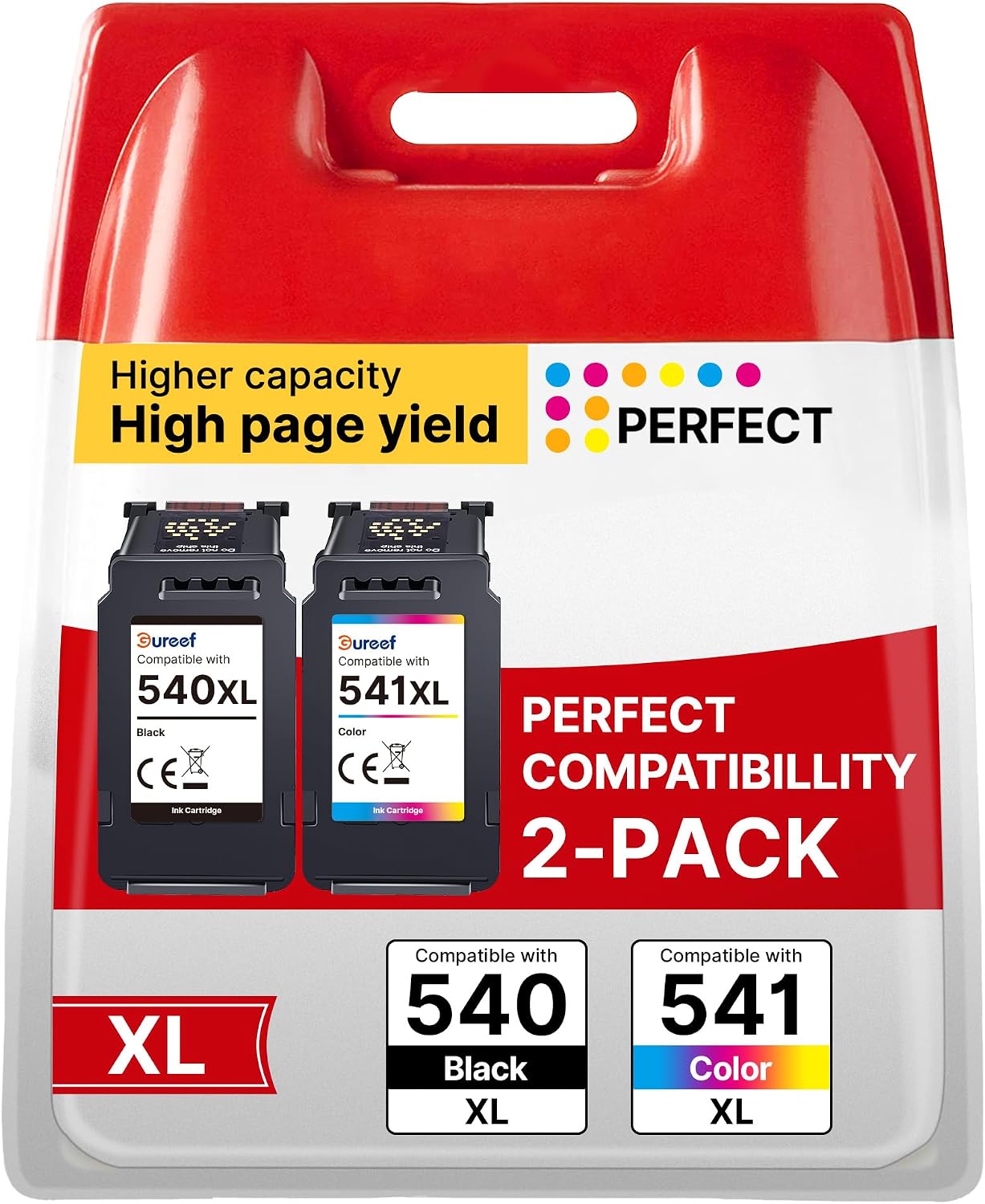 Detalle de Gureef 540XL 541XL Twin Pack Ink Cartridges