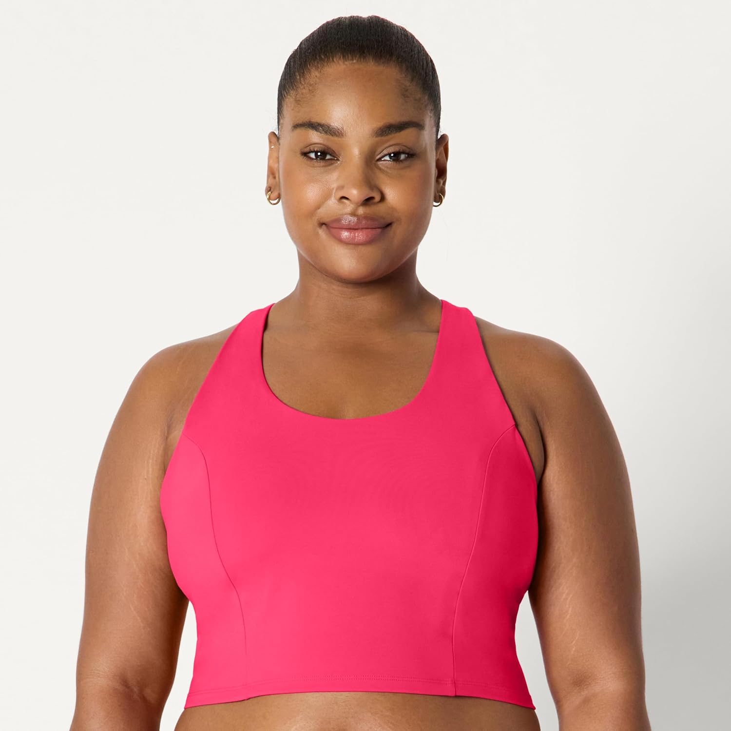 Thumbnail 5 de Amazon Essentials Women's Active Total Train Medium-Support Racerback Crop Tank with Built-in Bra
