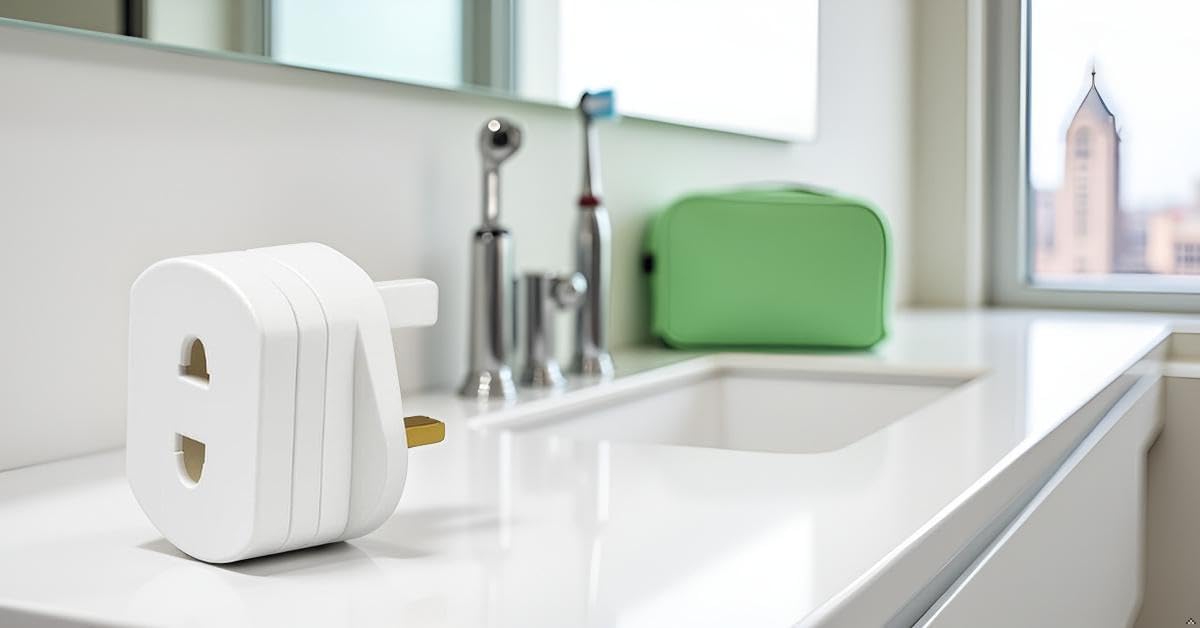 Thumbnail 4 de DAPTER 1 Pack White 1A fused shaver adapter plug 🔌