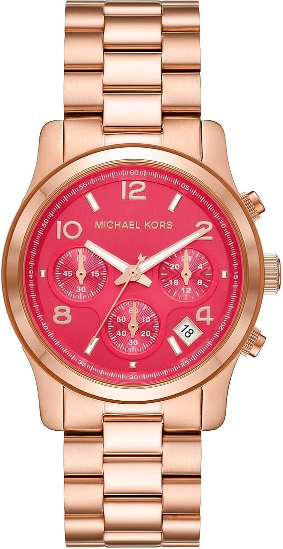 Detalle de Michael Kors Runway Montre Homme — Duo de style et de sobriété