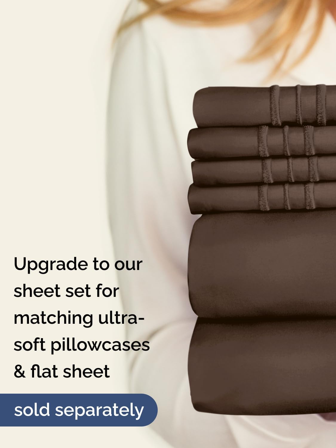 Thumbnail 6 de Extra Deep Queen Fitted Sheet for 18–24" Mattresses