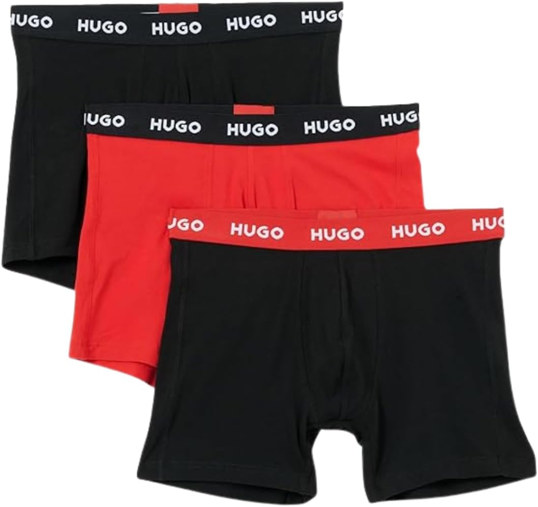 Thumbnail 6 de Lot de 3 Boxers moulants avec logo en coton extensible