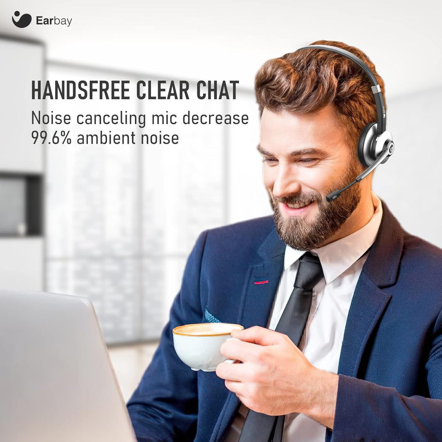 Thumbnail 1 de Earbay Bluetooth Headset 28H wireless headset