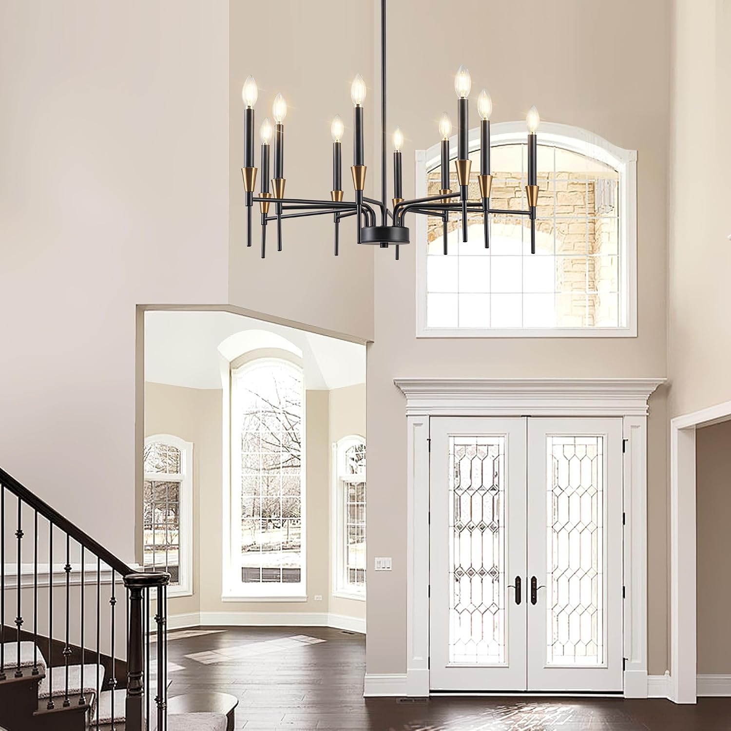 Detalle 2 de 10-light chandelier