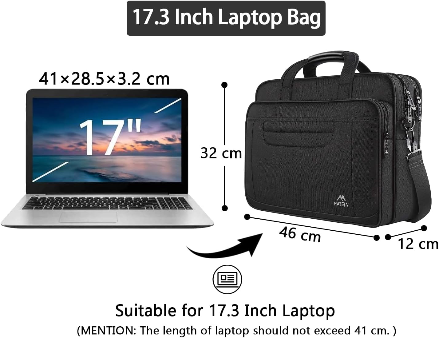 Detalle de MATEIN Borsa Porta PC 17 Pollici 💼