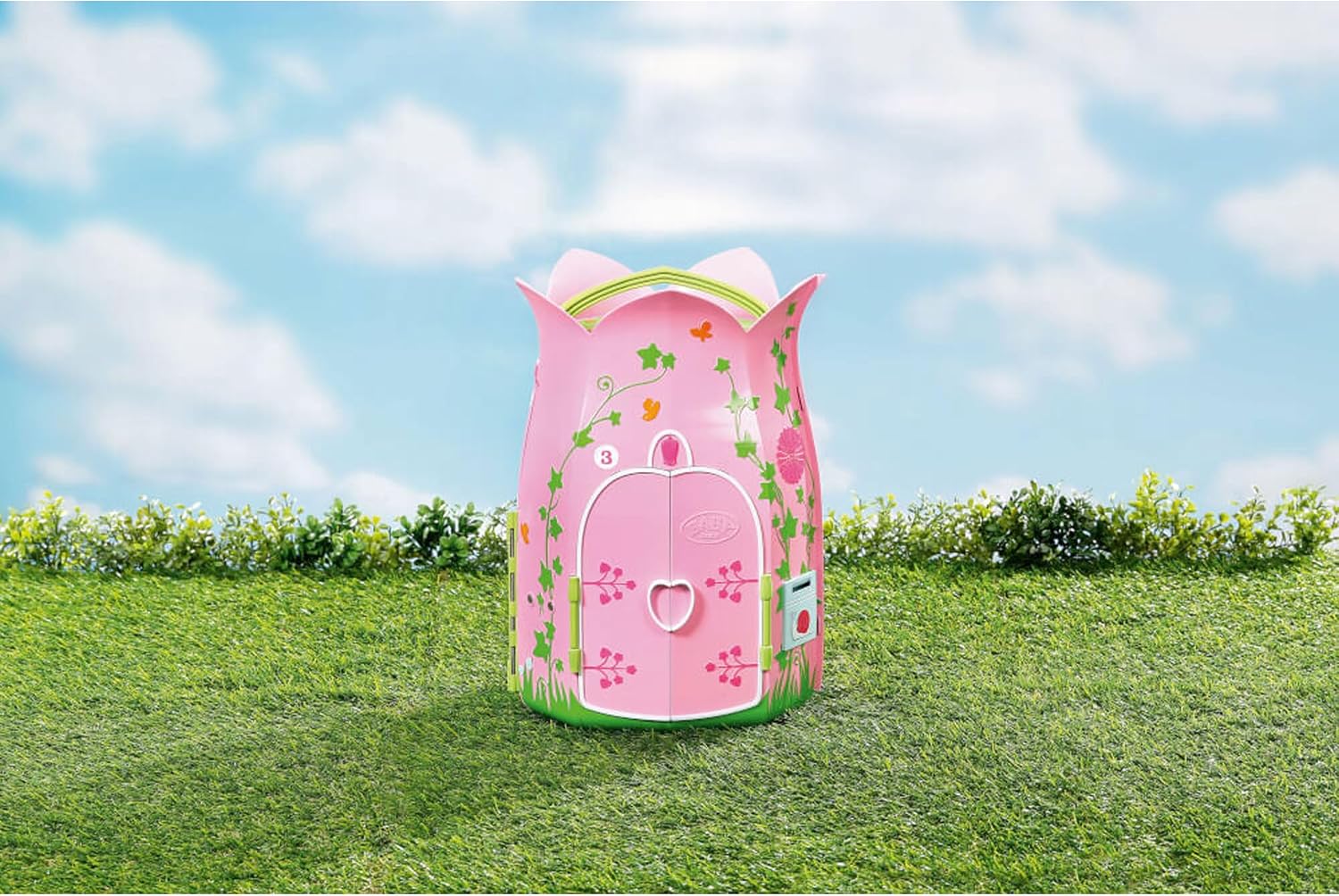 Detalle 2 de BABY born Storybook Cottage 833803 uitklapbaar feeënhuis met accessoires