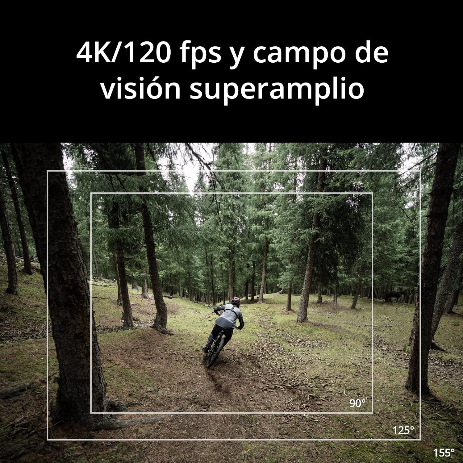 Detalle de DJI Pack Estándar Osmo Action 3: Cámara de acción 4K con doble pantalla, HorizonSteady y sumergible a 16 m