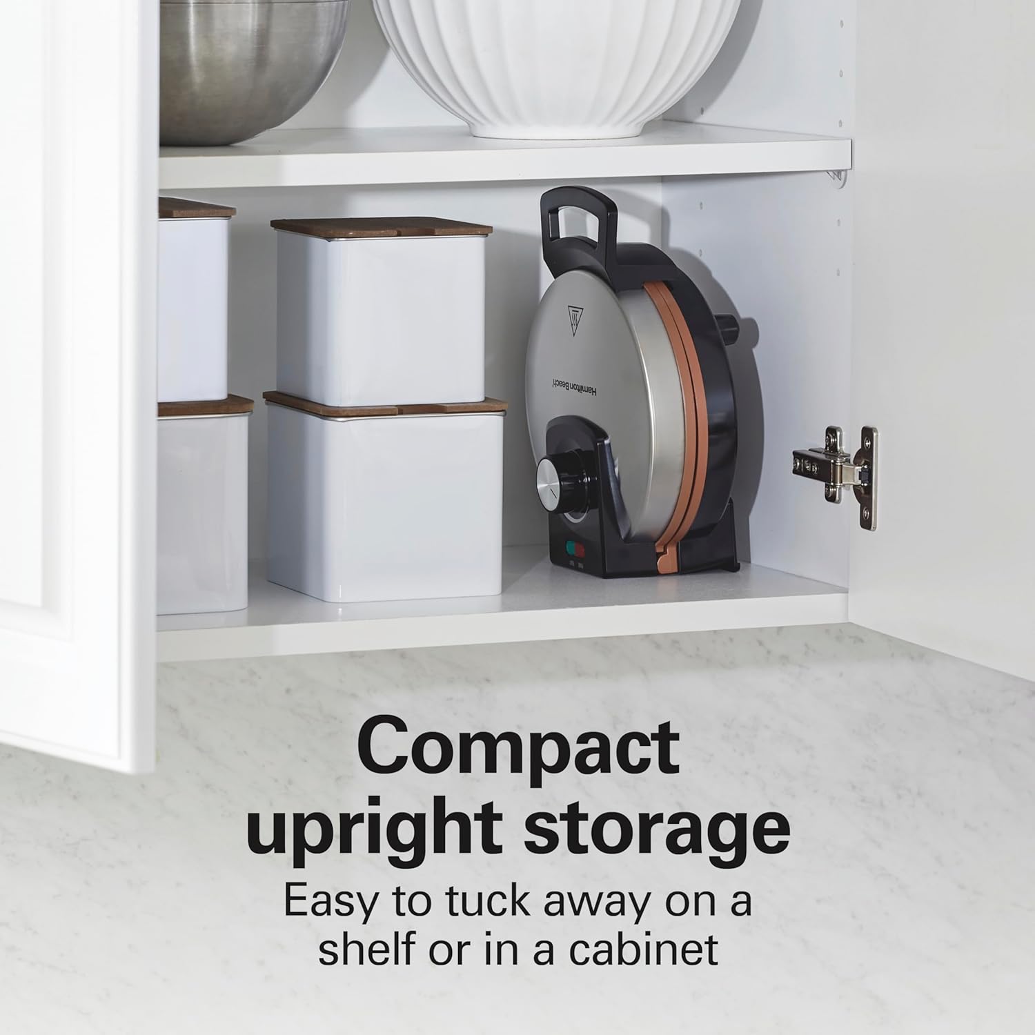 Thumbnail 6 de Hamilton Beach 26081 Belgian Waffle Maker with PFAS-Free Ceramic-Coated Grids