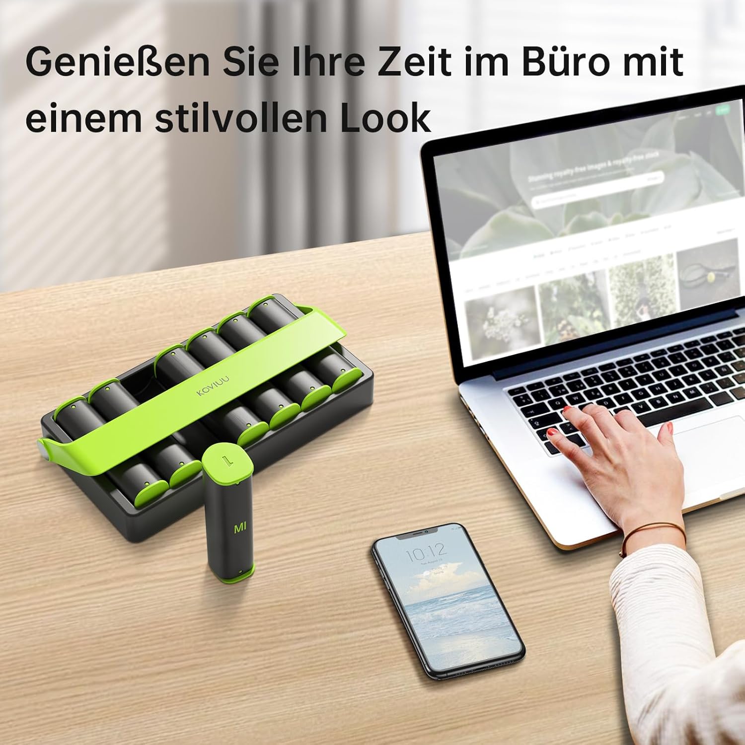 Detalle 2 de KOVIUU Tablettenbox 7 Tage Morgens Abends – Große 2-Fächer Pillendose für unterwegs