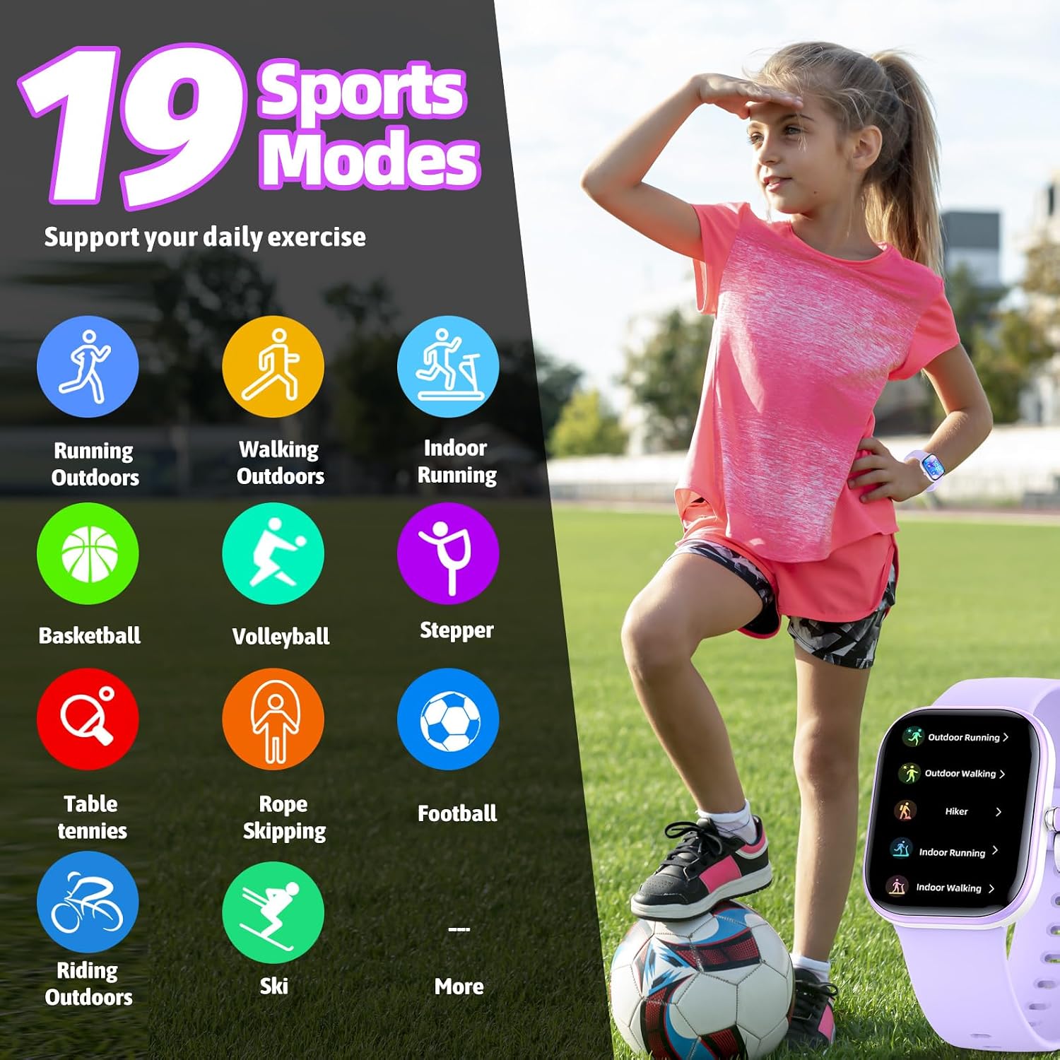 Detalle de Nyonio Kids Smartwatch 1.5-Inch Display