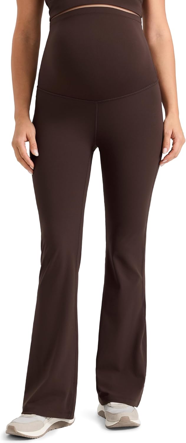 Thumbnail 6 de CRZ YOGA Womens Butterlift Maternity Flare Yoga Leggings 31" – Over the Belly Stretchy Workout Lounge Pants